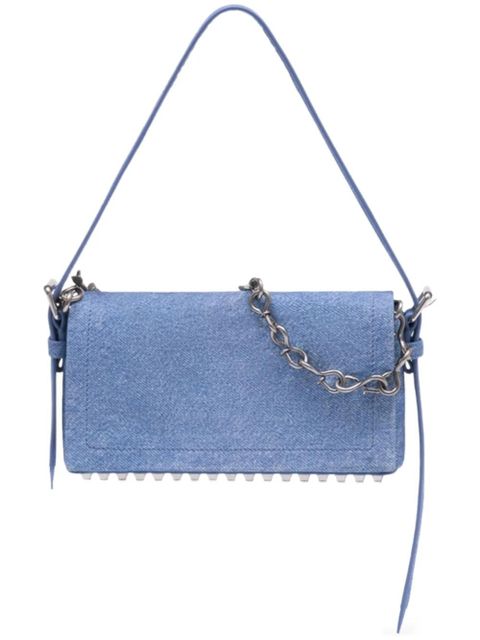 Alexander Wang embossed chain ricco shoulder bag - Blue - zdjęcie produktu nr 1