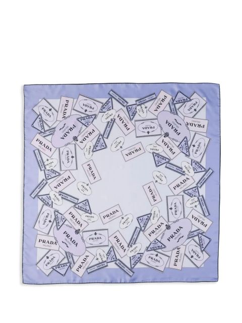 Prada silk scarf - Purple