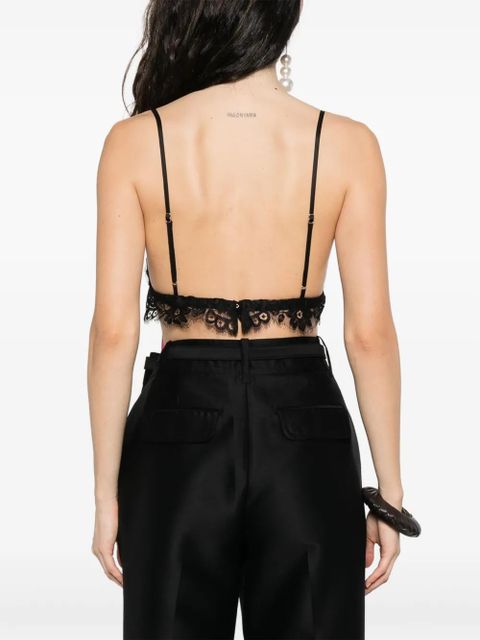 ZIMMERMANN Teddy lace-trimmed bralette - Black - zdjęcie produktu nr 2