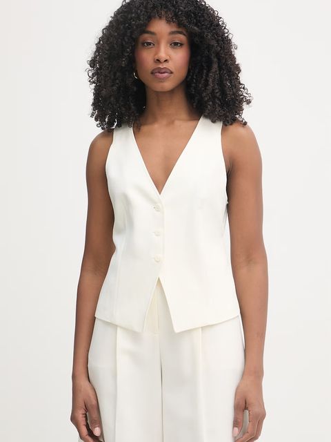 BOSS Orange kamizelka damska z lyocellem C Jalily - zdjęcie produktu nr 2