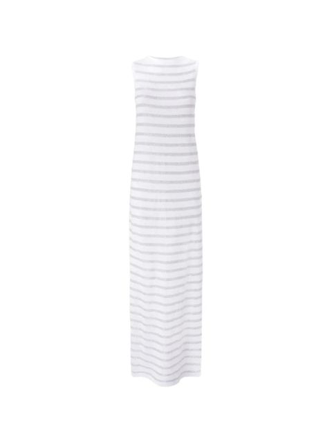 Missoni striped sleeveless maxi dress - White - zdjęcie produktu nr 1