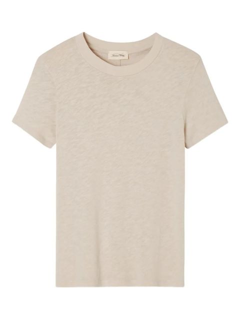 American Vintage Sonoma textured T-shirt - Neutrals - zdjęcie produktu nr 1