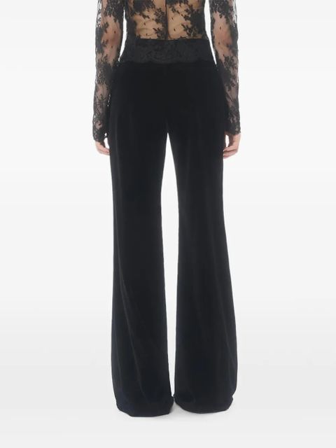 Valentino Garavani velvet trousers - Black