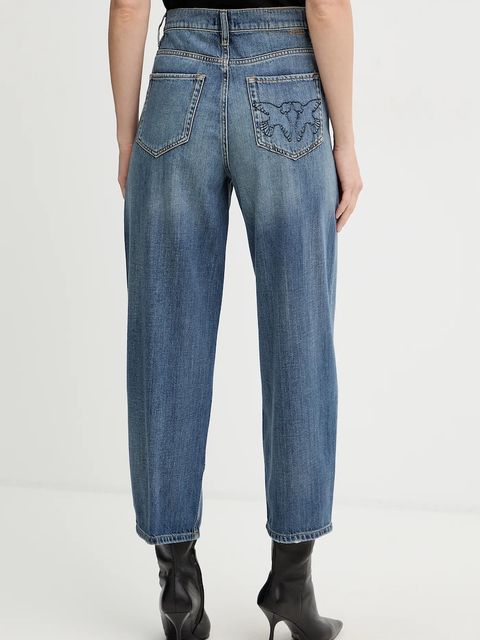 Pinko jeansy damskie high waist 103857 A2RQ