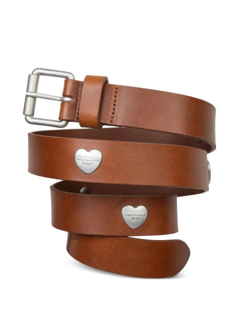 Carhartt WIP heart leather belt - Brown - zdjęcie produktu nr 2