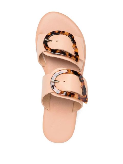 Ancient Greek Sandals buckle-embellished flat sandals - Neutrals