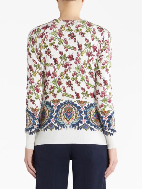 ETRO berry-motif twin set - White - zdjęcie produktu nr 2