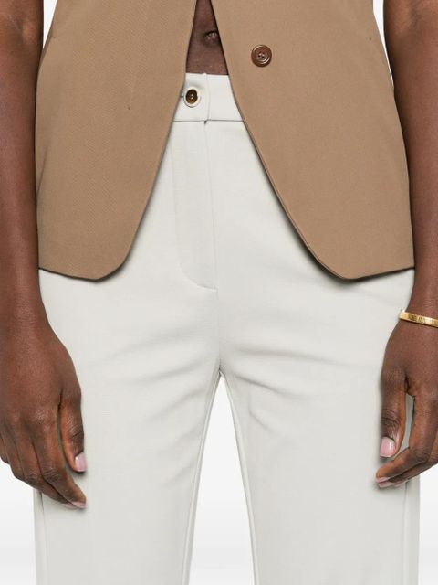 PINKO buttoned straight trousers - Neutrals