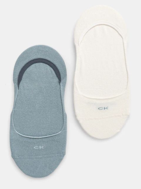 Calvin Klein skarpetki 2-pack damskie kolor zielony 701218767