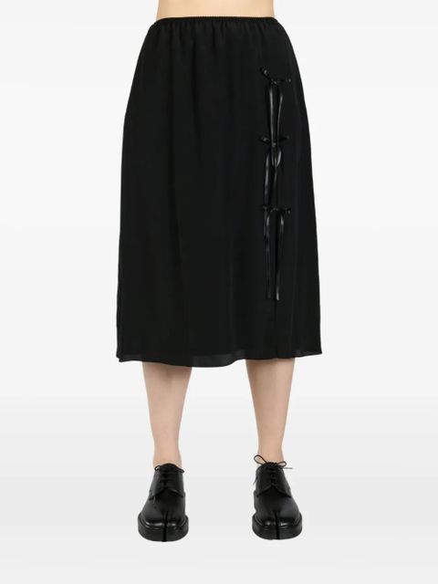 Simone Rocha bow-embellished skirt - Black - zdjęcie produktu nr 2