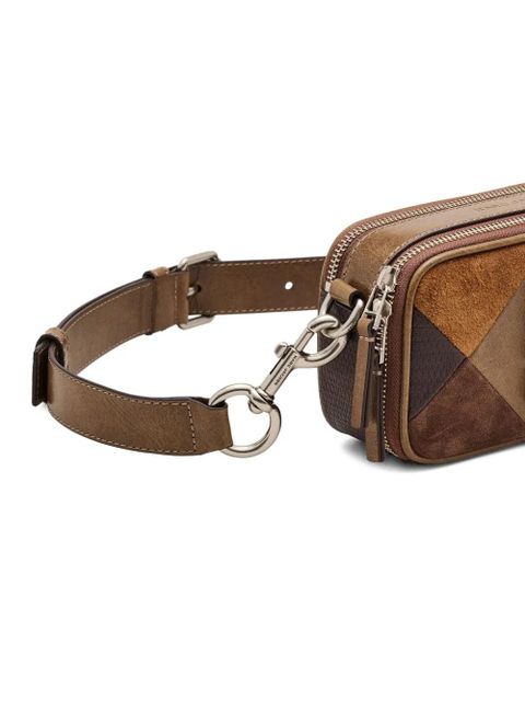 Marc Jacobs Snapshot patchwork-design crossbody bag - Brown