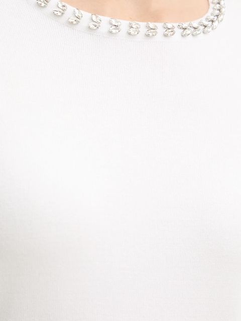 Morgan sweter damski kolor biały lekki MBUI