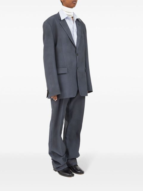 Maison Margiela four-stitch single-breasted blazer - Grey