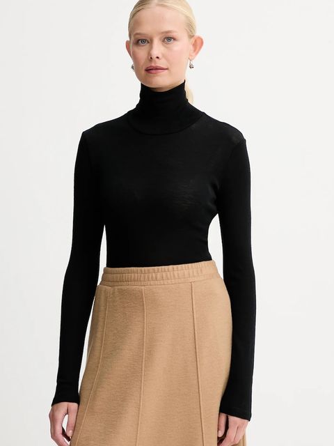 Weekend Max Mara longsleeve z dodatkiem wełny TESEO - zdjęcie produktu nr 1