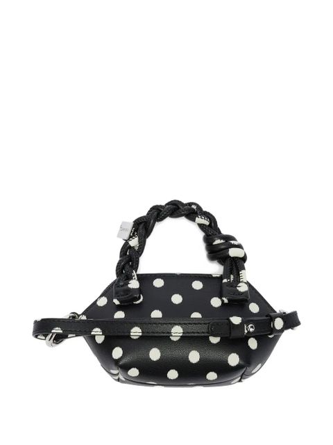 GANNI polka dot-print mini bag - Black - zdjęcie produktu nr 2