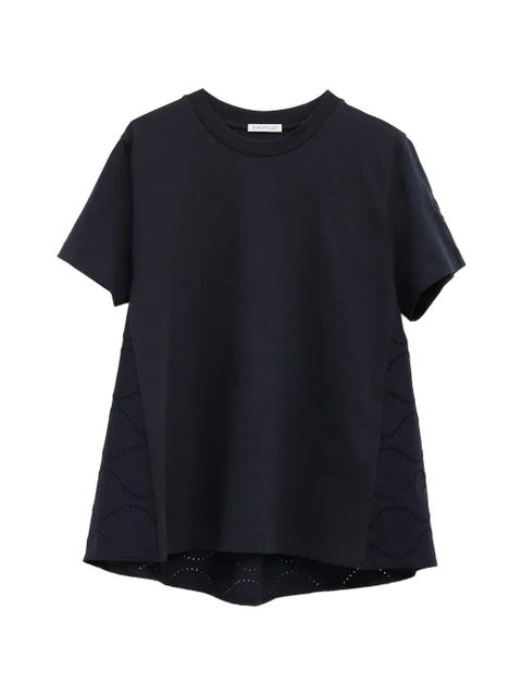 Moncler eyelet short-sleeve t-shirt - Blue - zdjęcie produktu nr 1