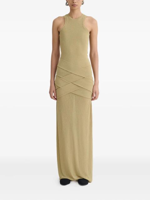 Nanushka Arisa layered maxi dress - Neutrals - zdjęcie produktu nr 2