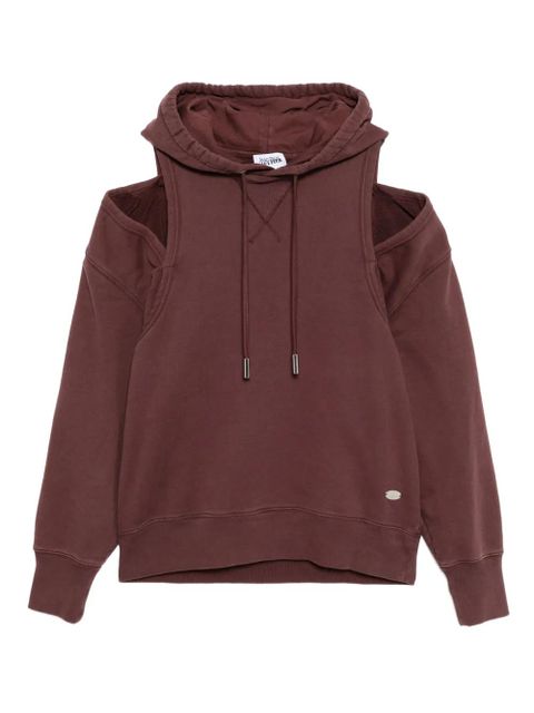 Jean Paul Gaultier cut-out hoodie - Red - zdjęcie produktu nr 1