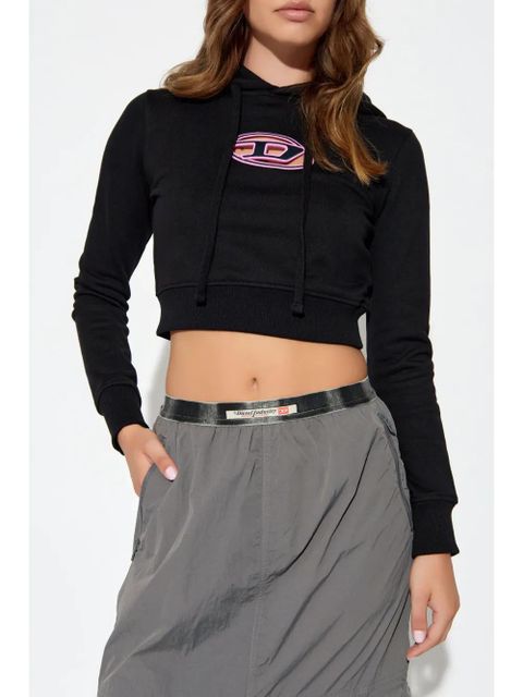 Diesel F-Slimmy-Hood-Od hoodie - Black