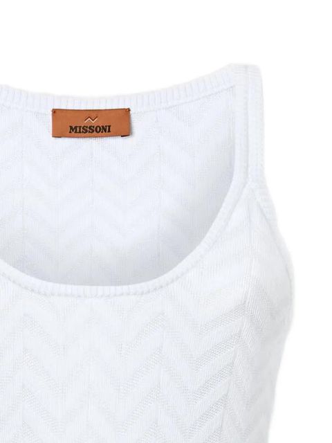 Missoni chevron tank top - White - zdjęcie produktu nr 2