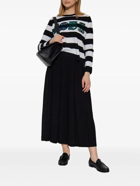 Max Mara Viterbo striped sweater - Black