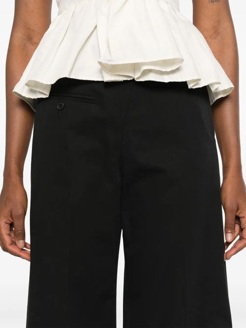 MM6 Maison Margiela deconstructed trousers - Black