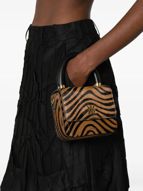 AMIRI micro MA Zebra tote bag - Brown