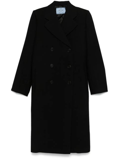 Prada virgin wool coat - Black - zdjęcie produktu nr 1