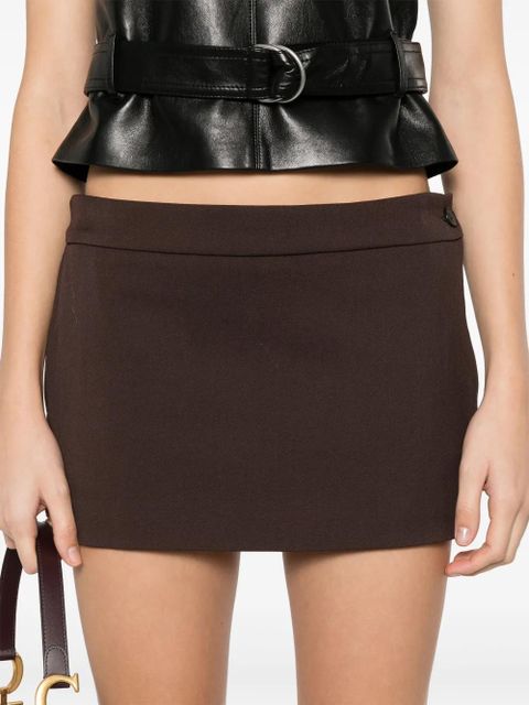 WARDROBE.NYC micro mini skirt - Brown - zdjęcie produktu nr 2