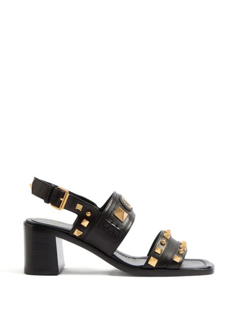Valentino Garavani Plaster Caster leather sandals - Black - zdjęcie produktu nr 1