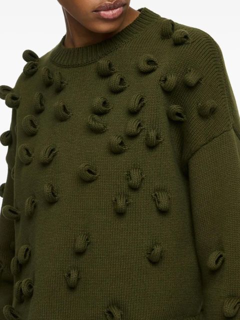 JW Anderson textured jumper - Green