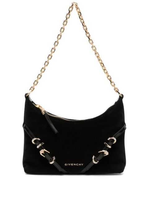 Givenchy Voyou Party velvet shoulder bag - Black - zdjęcie produktu nr 1
