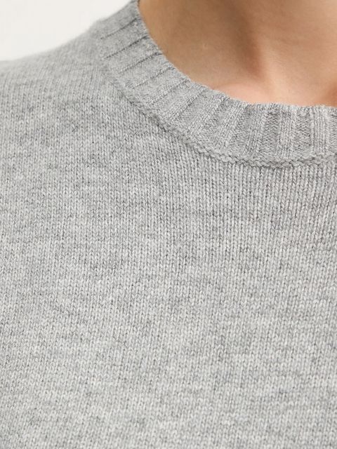 United Colors of Benetton kamizelka z dodatkiem wełny kolor szary lekki 126WD10BA