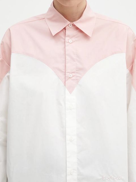 Fiorucci koszula bawełniana Embroidered Heart Relaxed Fit kolor biały regular z kołnierzykiem klasycznym U02SPTLO055CO02PN02