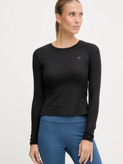 New Balance longsleeve treningowy kolor czarny WT53133BK - zdjęcie produktu nr 1