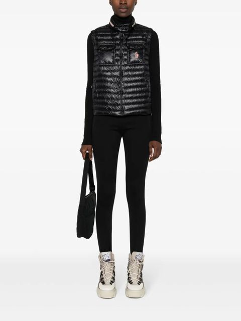 Moncler Grenoble Gumiane padded gilet - Black - zdjęcie produktu nr 2