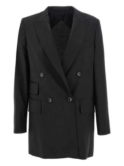 Max Mara double-breasted wool blazer - Black - zdjęcie produktu nr 1