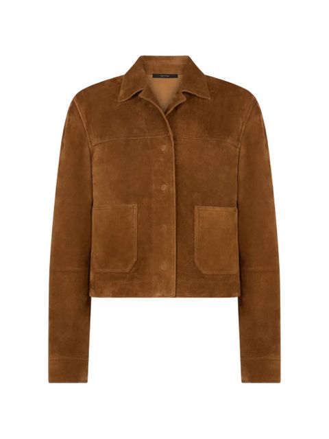 TOM FORD buttoned-up suede jacket - Brown - zdjęcie produktu nr 1