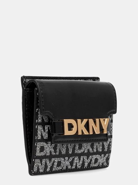 Dkny portfel damski kolor czarny R52Z5M22