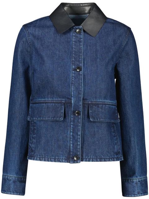 Yves Salomon denim jacket - Blue - zdjęcie produktu nr 1