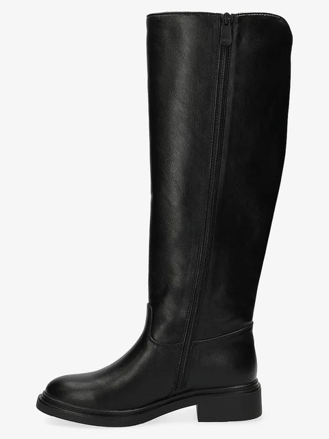 Mexx kozaki SONYA RESPECT damskie kolor czarny na płaskim obcasie MI001801853W