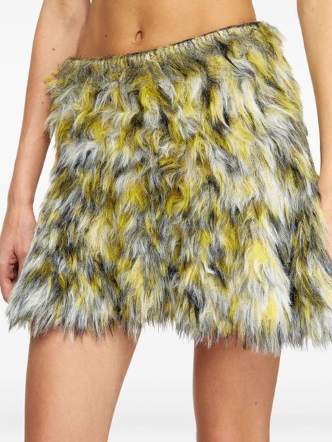 Diesel flared mini A-line skirt - Green