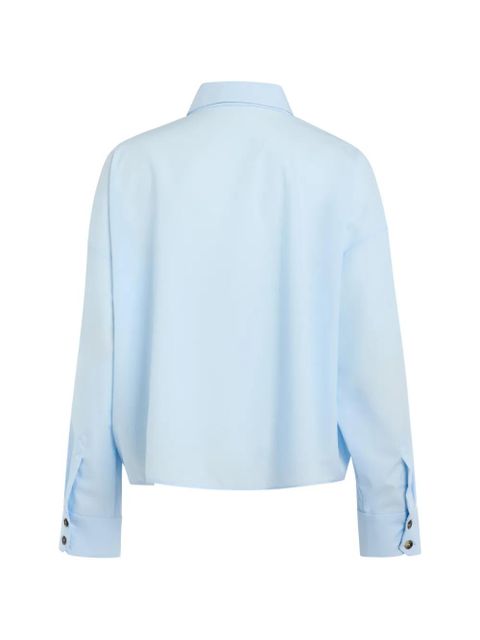 A.W.A.K.E. Mode button-embellishment blouse - Blue