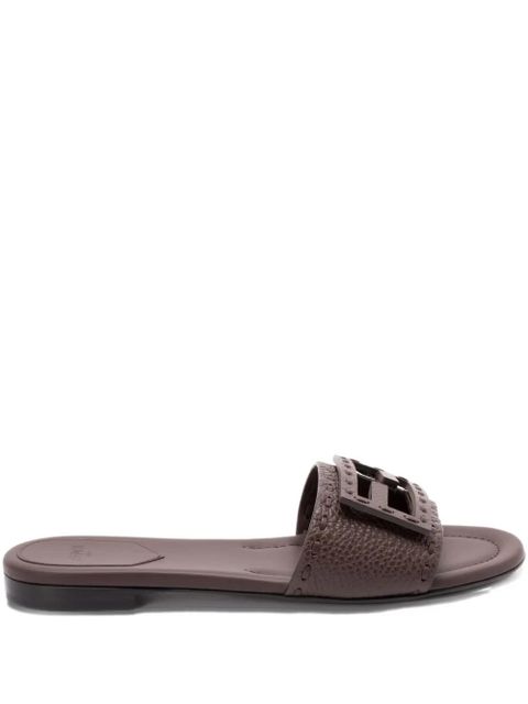 FENDI Baguette flat sandals - Brown - zdjęcie produktu nr 1