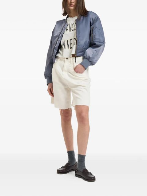 ANINE BING Leon sleeve-pocket bomber jacket - Blue - zdjęcie produktu nr 2