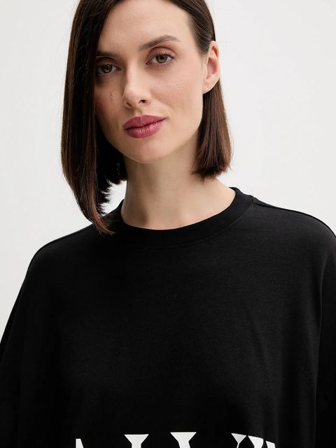 Calvin Klein Jeans t-shirt bawełniany damski kolor czarny LV047D206G