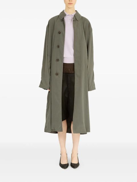 Maison Margiela peached trench coat - Green