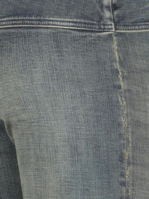 Balenciaga logo-buckle jeans - Blue