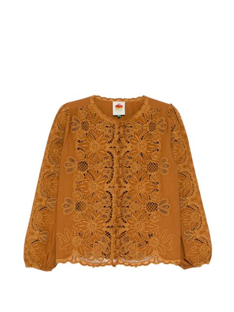 FARM Rio Camel Richelieu top - Brown - zdjęcie produktu nr 1