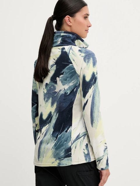 Columbia bluza sportowa Glacial IV kolor turkusowy wzorzysta 1802161